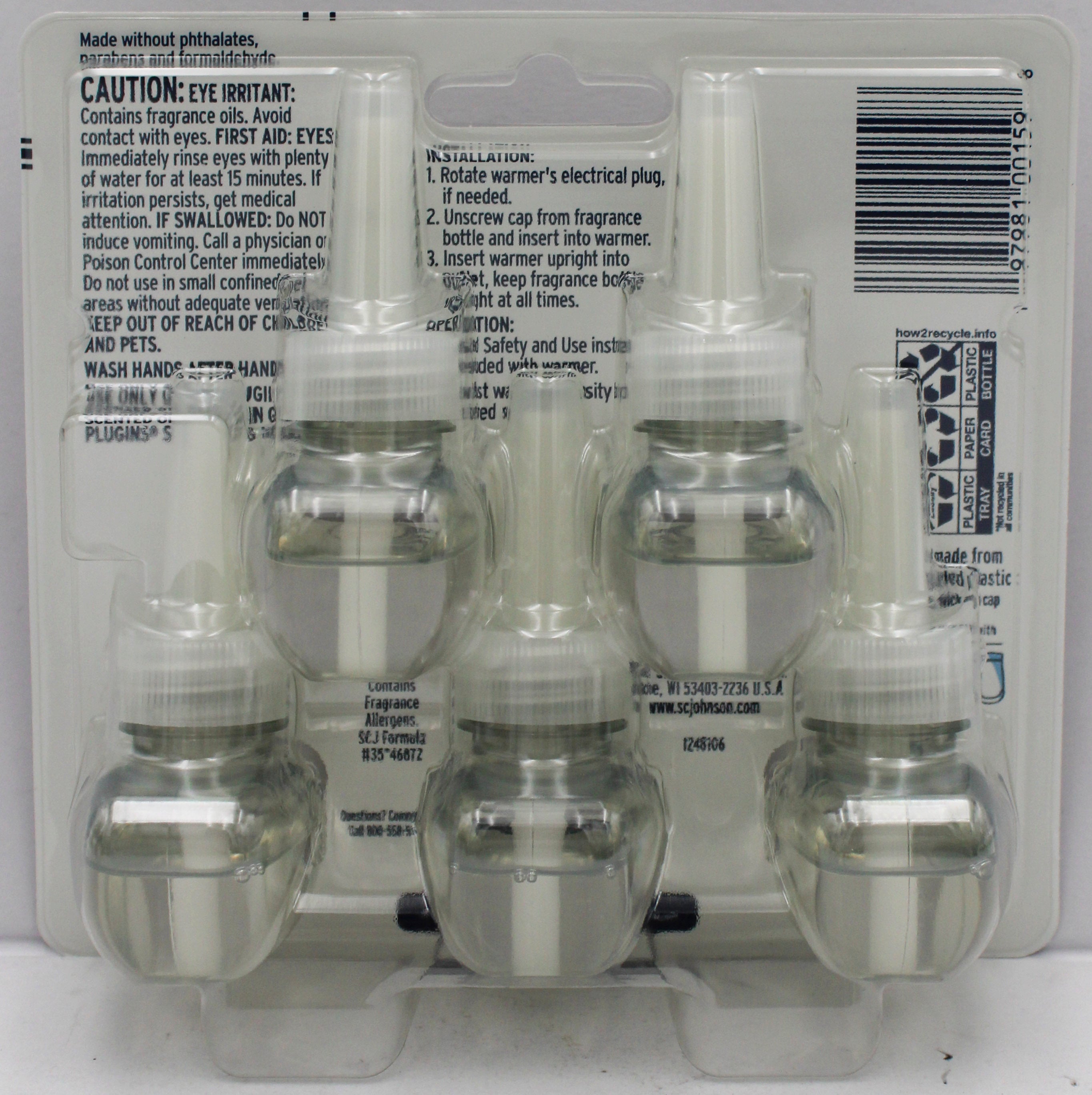 GLADE PLUGINS SCENTED OIL POMEGRANATE & CURRANT 5ct 0.67floz US