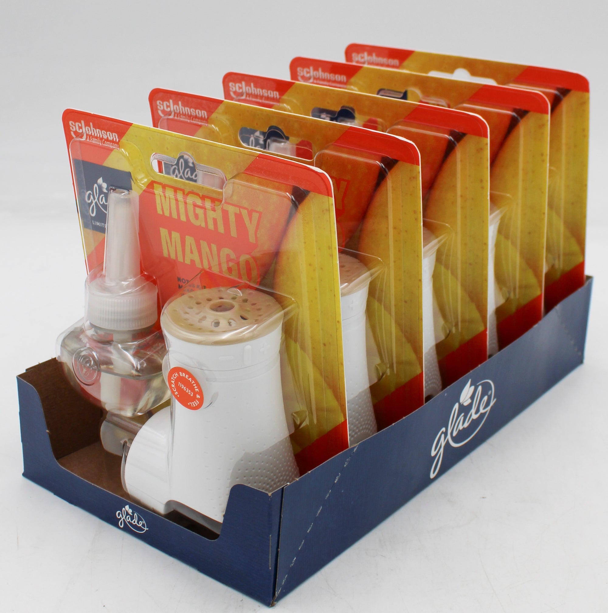 GLADE PLUGINS SCENTED OIL MIGHTY MANGO 1ct + WARMER 0.67floz US.