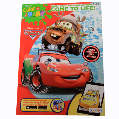 SP COLOR & PLAY DISNEY CARS $1.88 XMAS