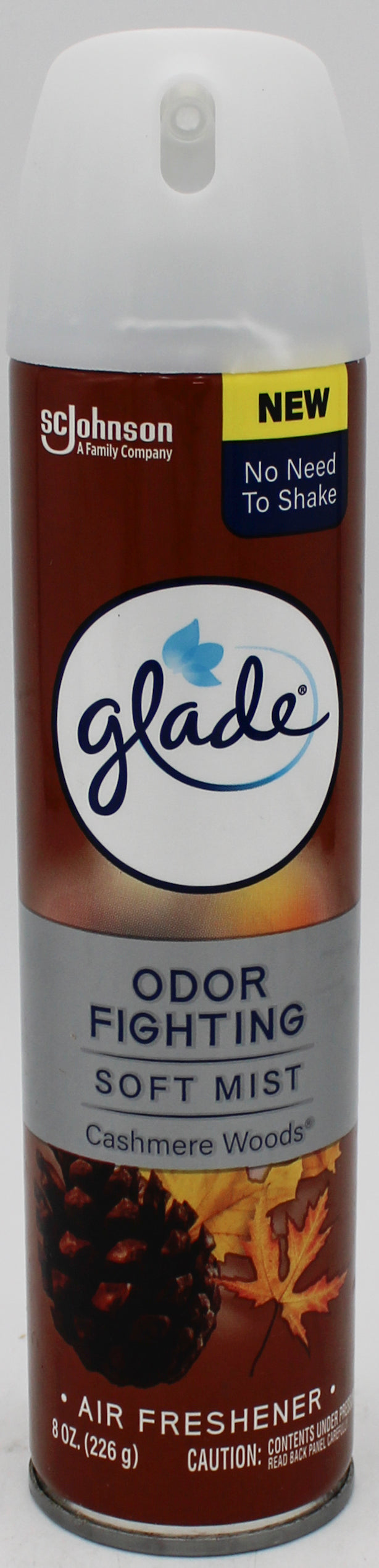 SP GLADE AIR FRESHENER ODOR FIGHTING SOFT MIST 8oz CASHMERE WOODS