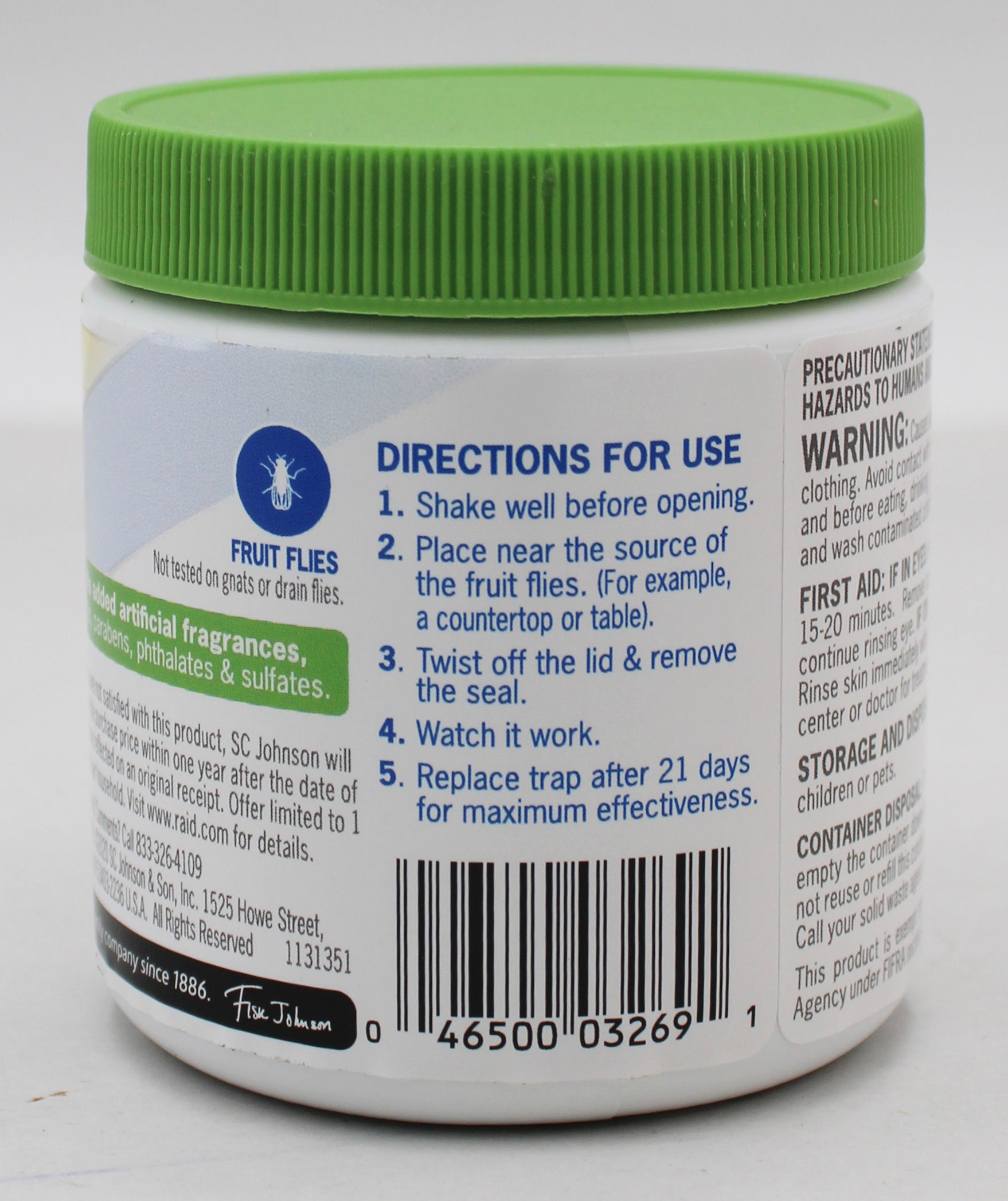 SP RAID FRUIT FLY TRAP 5.4oz