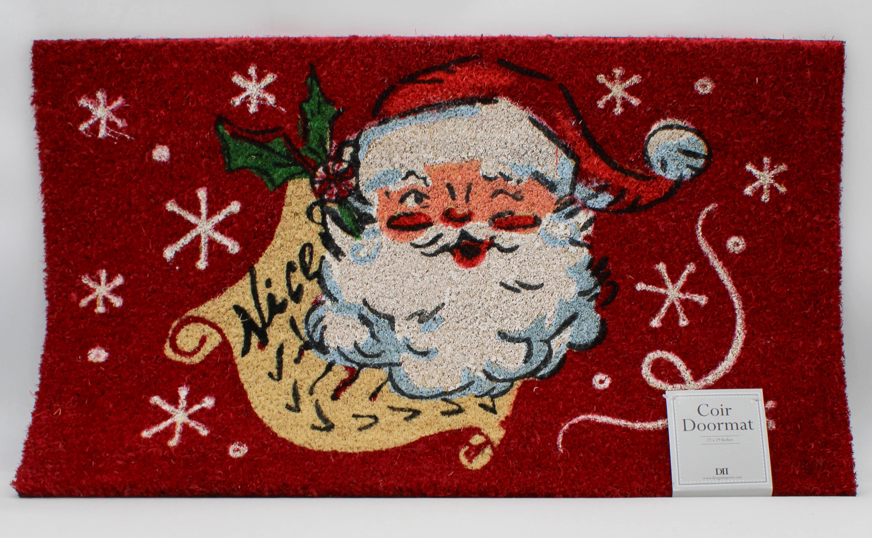 2'x3' DOORMAT - SANTAS NICE LIST - CHRISTMAS