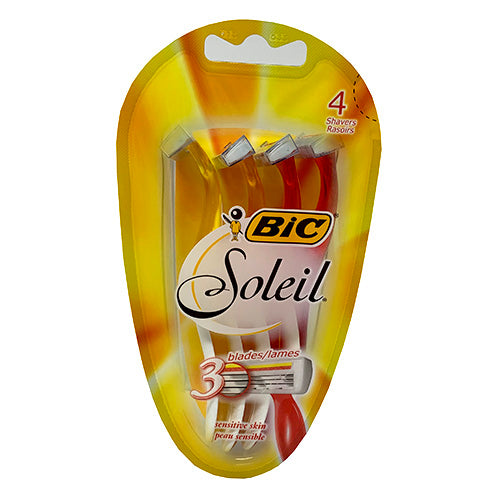 BIC SOLEIL LADYS SHAVER 4CT-SNSTVE