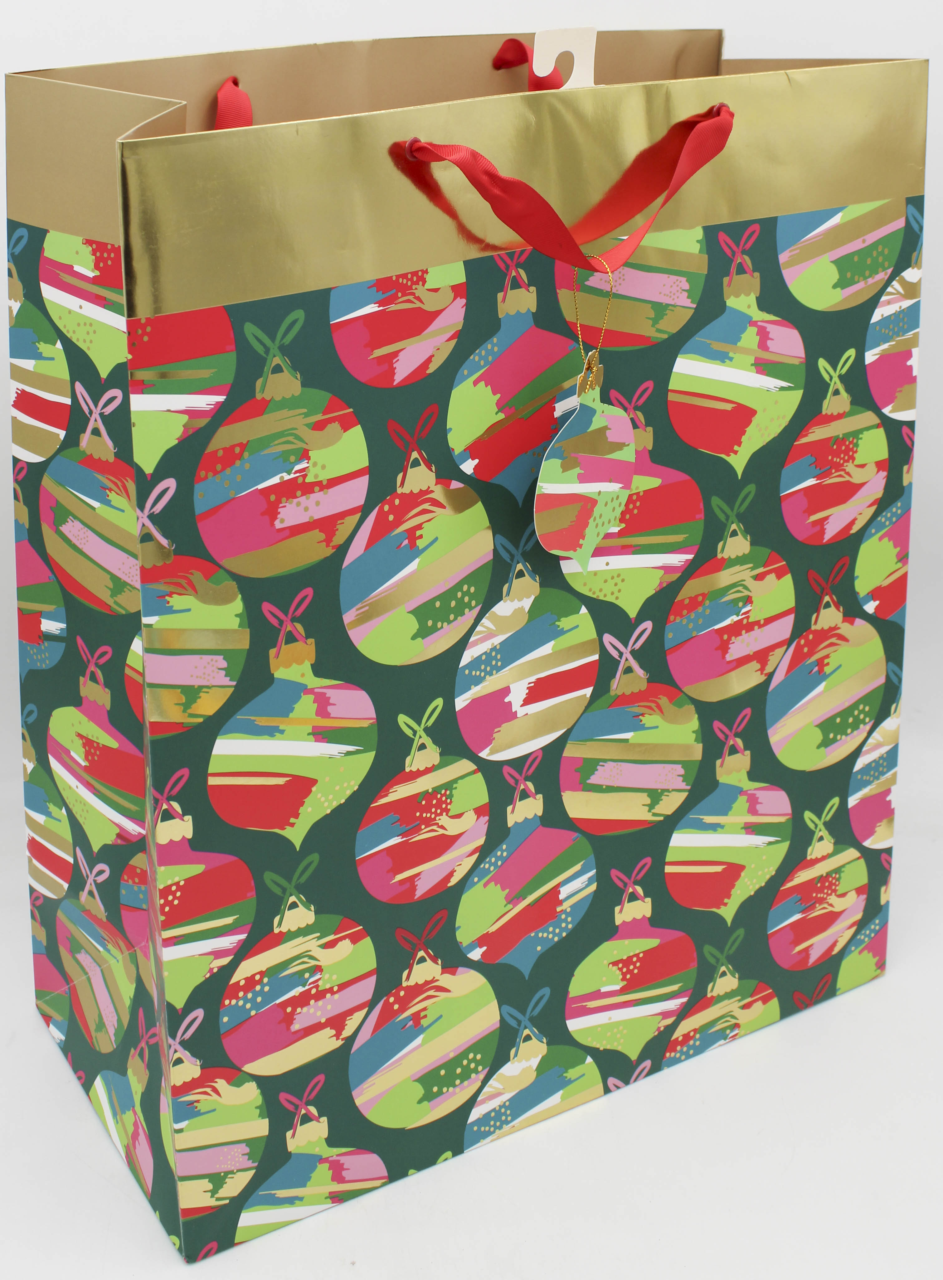 JUMBO GIFT BAG - HOLIDAY ORANMENTS