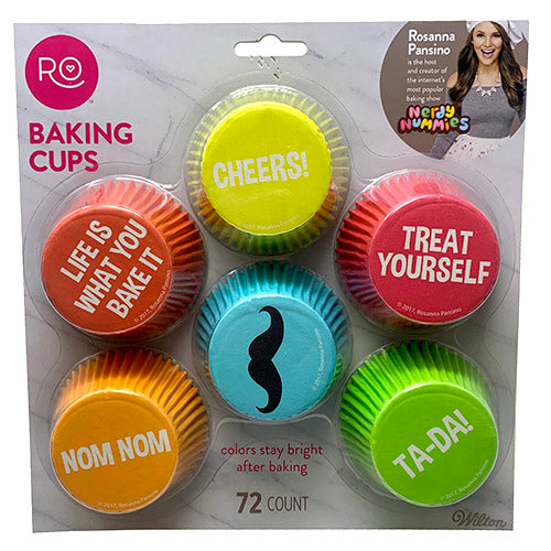 WILTON BAKING CUPS 72COUNT-ASST