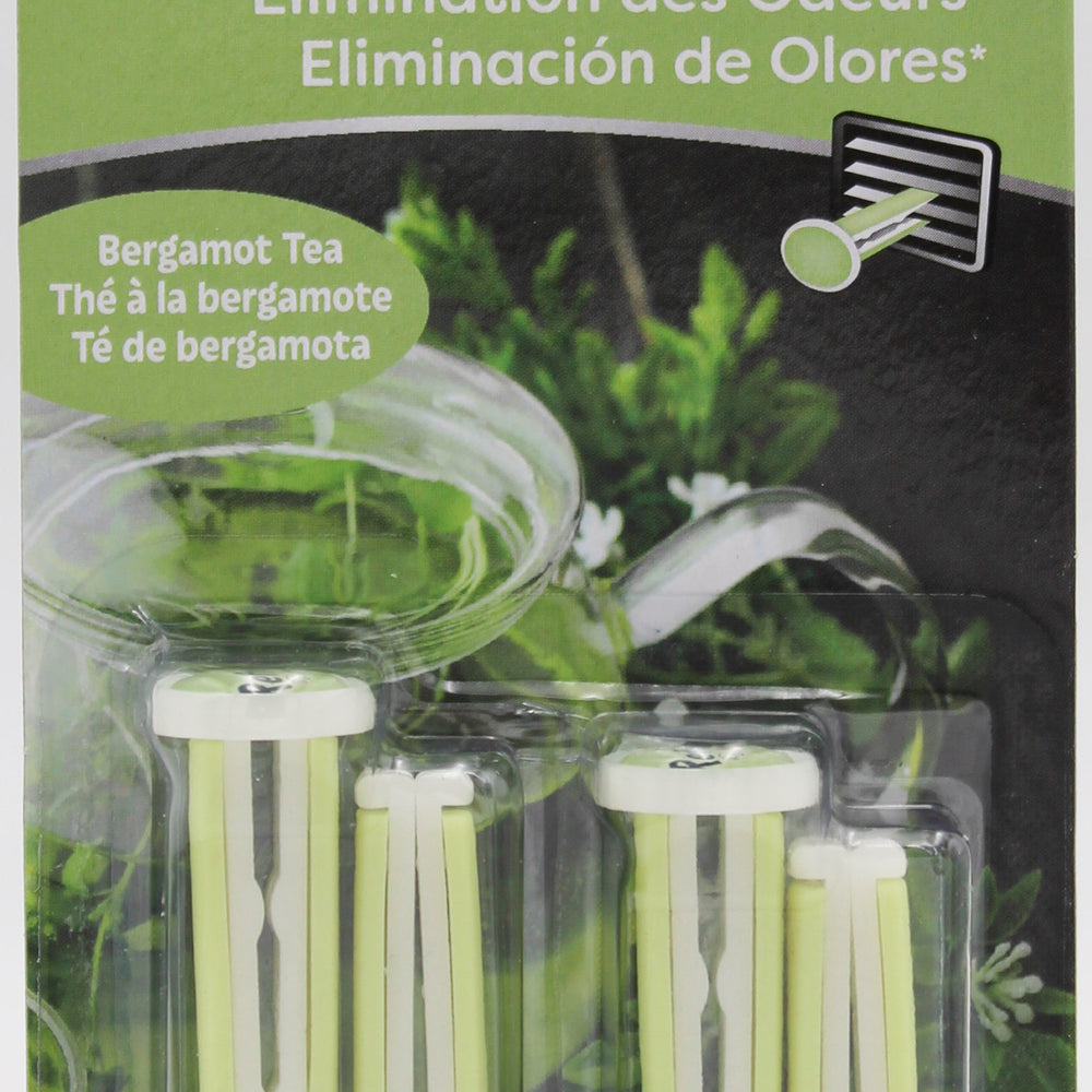 REFRESH YOUR CAR BERGAMOT TEA MINI TEA DIFFUSER 4 pk