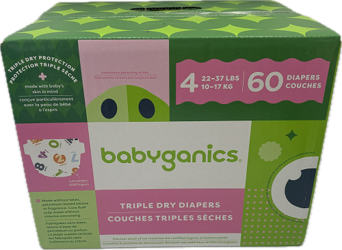 BBGX Diapers Size 4 Box 60ct/1 NA