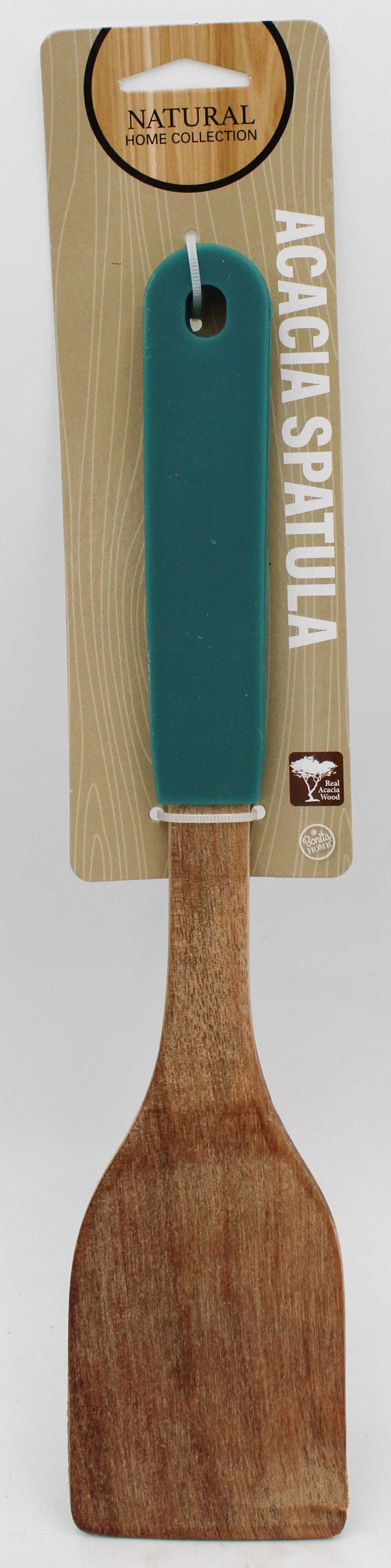 12in Acacia Spatula Silicone Handle