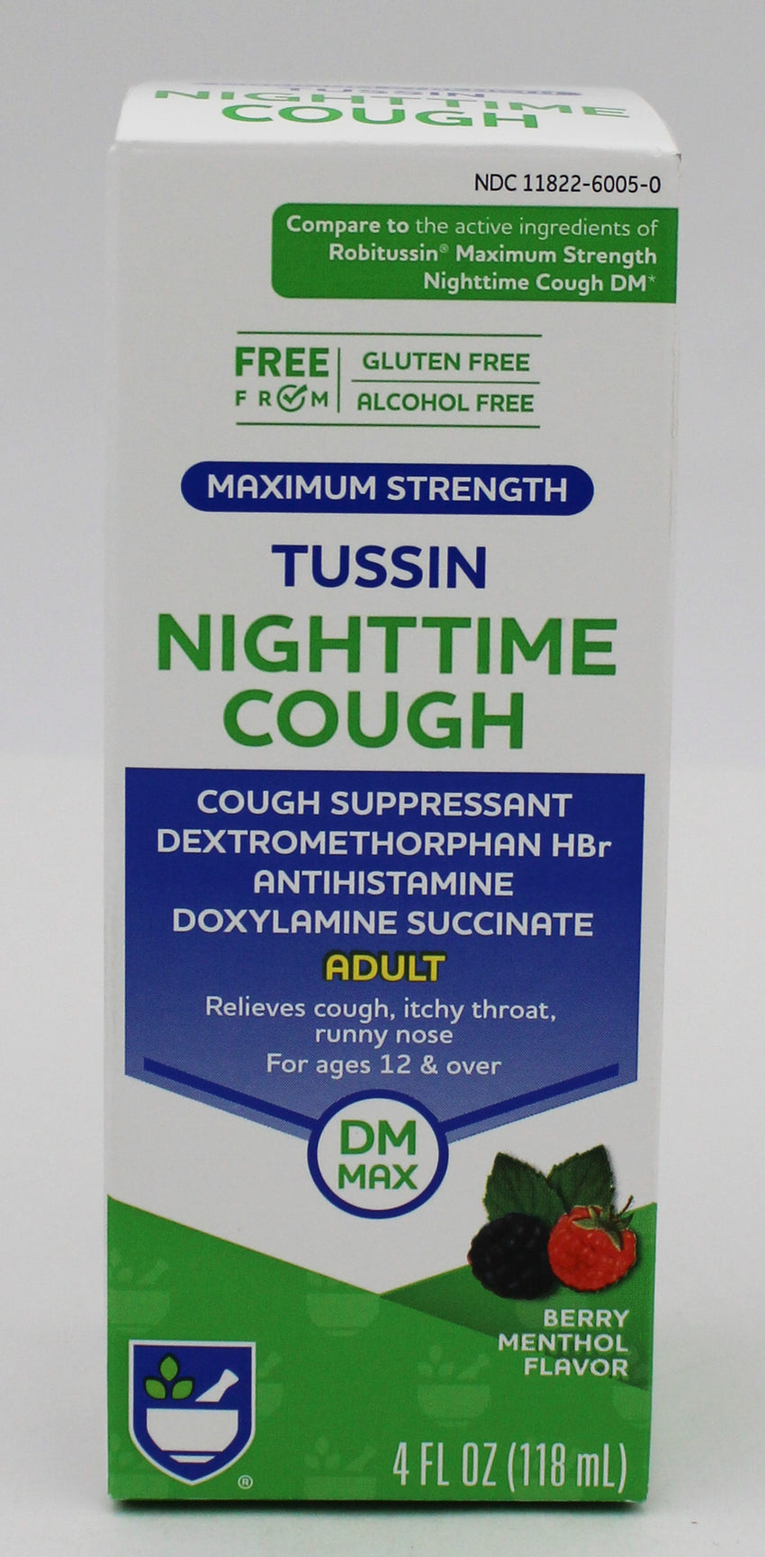 RITE AID NIGHTTIME COUGH & CHEST CONGESTION RELIEF DM MAXIMUM STRENGTH ...