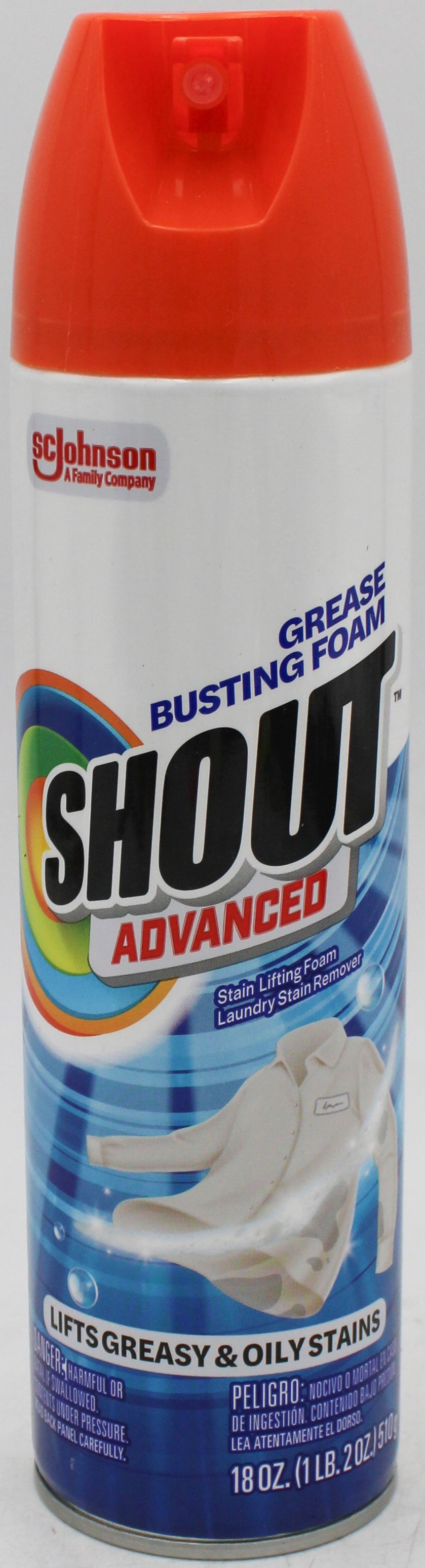 SP SHOUT ADVANCED GREASE BUSTING FOAM 18oz