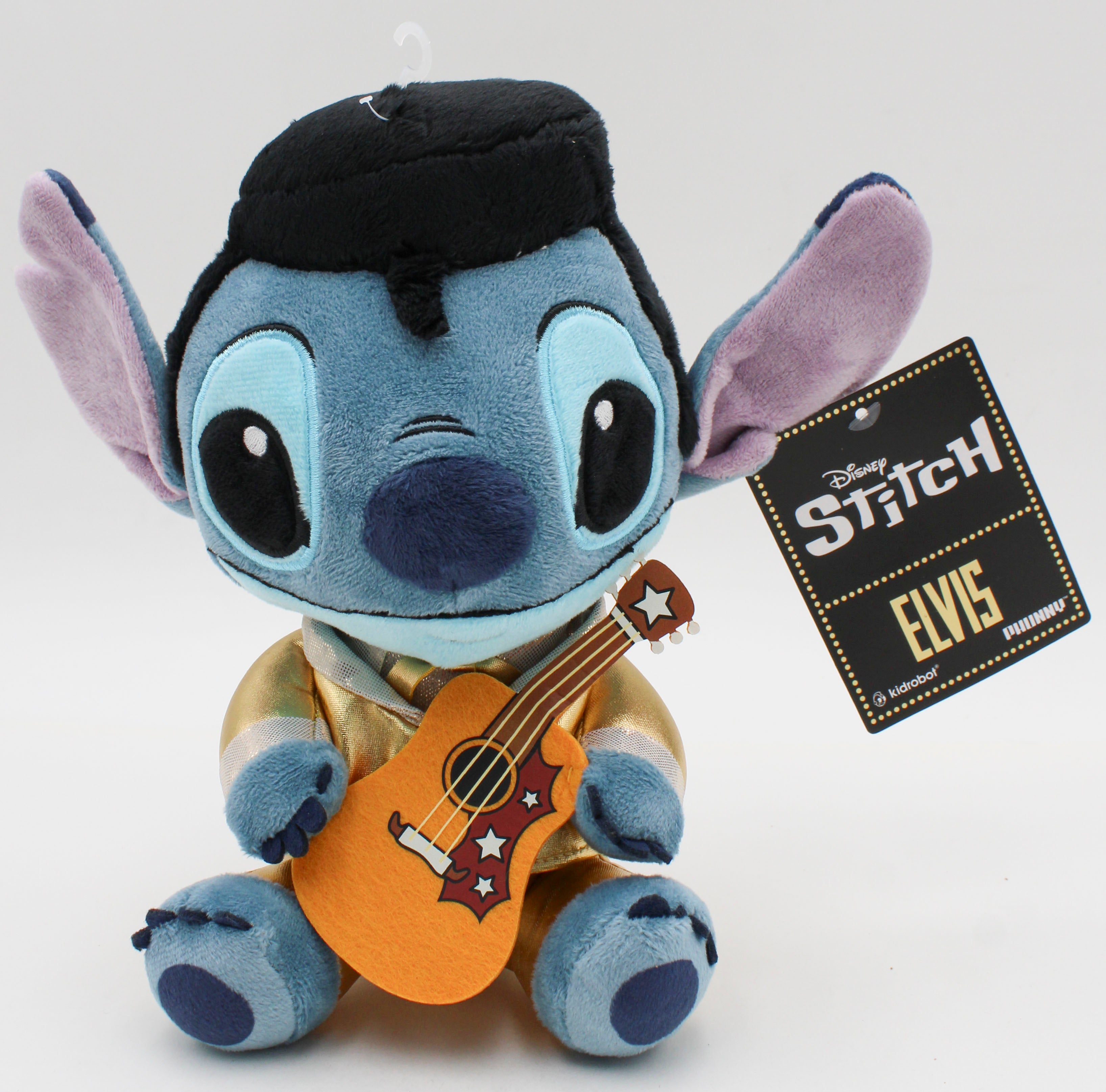 DISNEY LILO & STITCH 8" PLUSH ELVIS STITCH GOLD SUIT