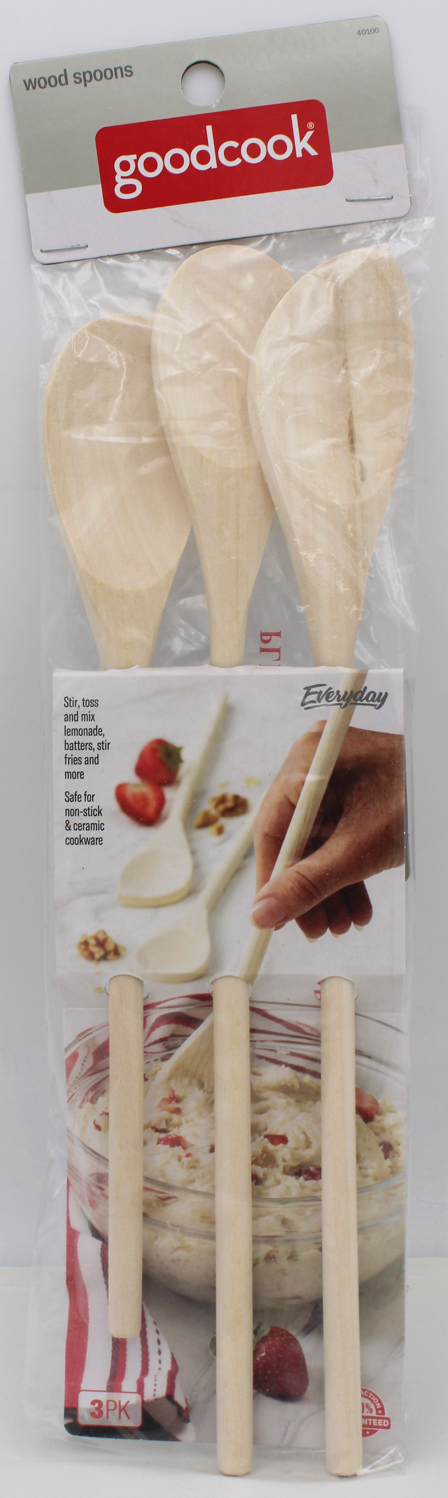 SET OF 3 WOODEN SPOONS
