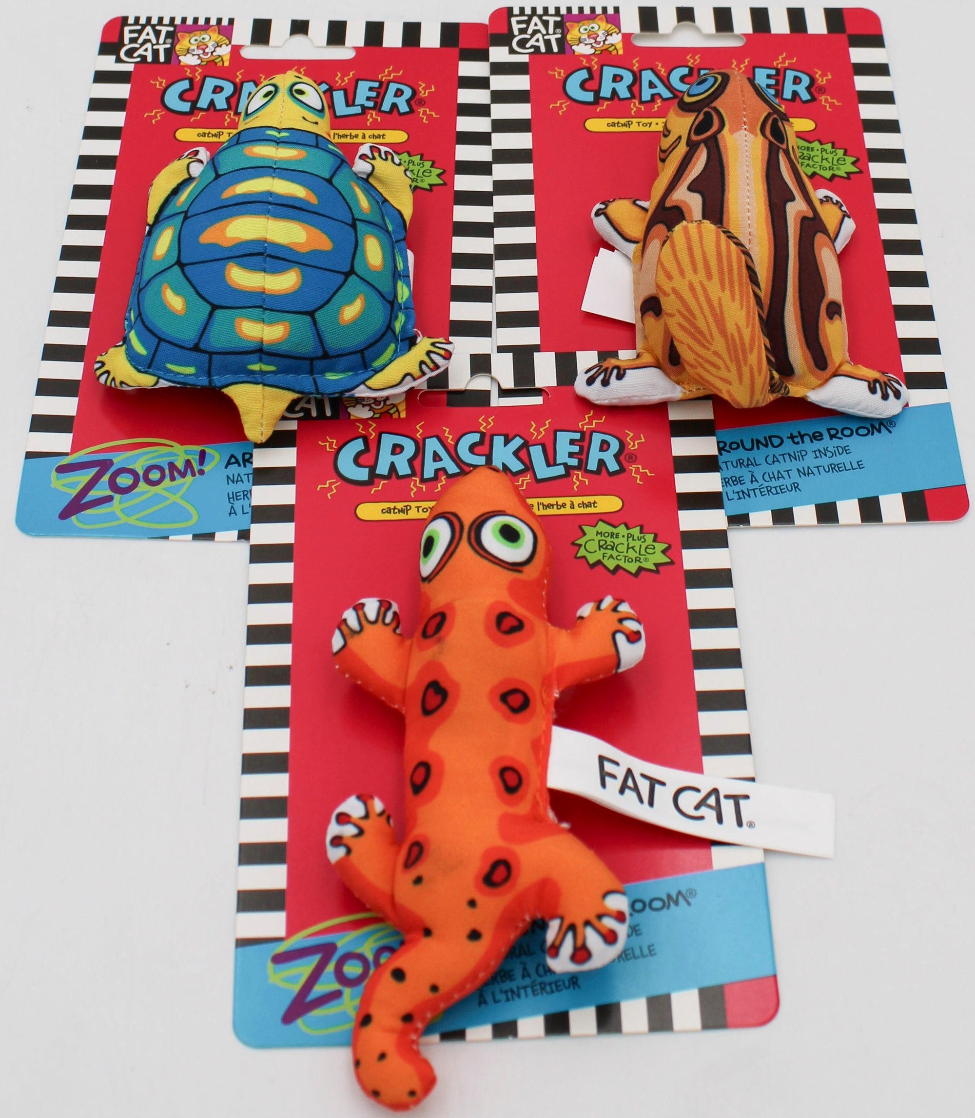 FAT CAT KITTY HOOTS CRACKLER CAT TOY