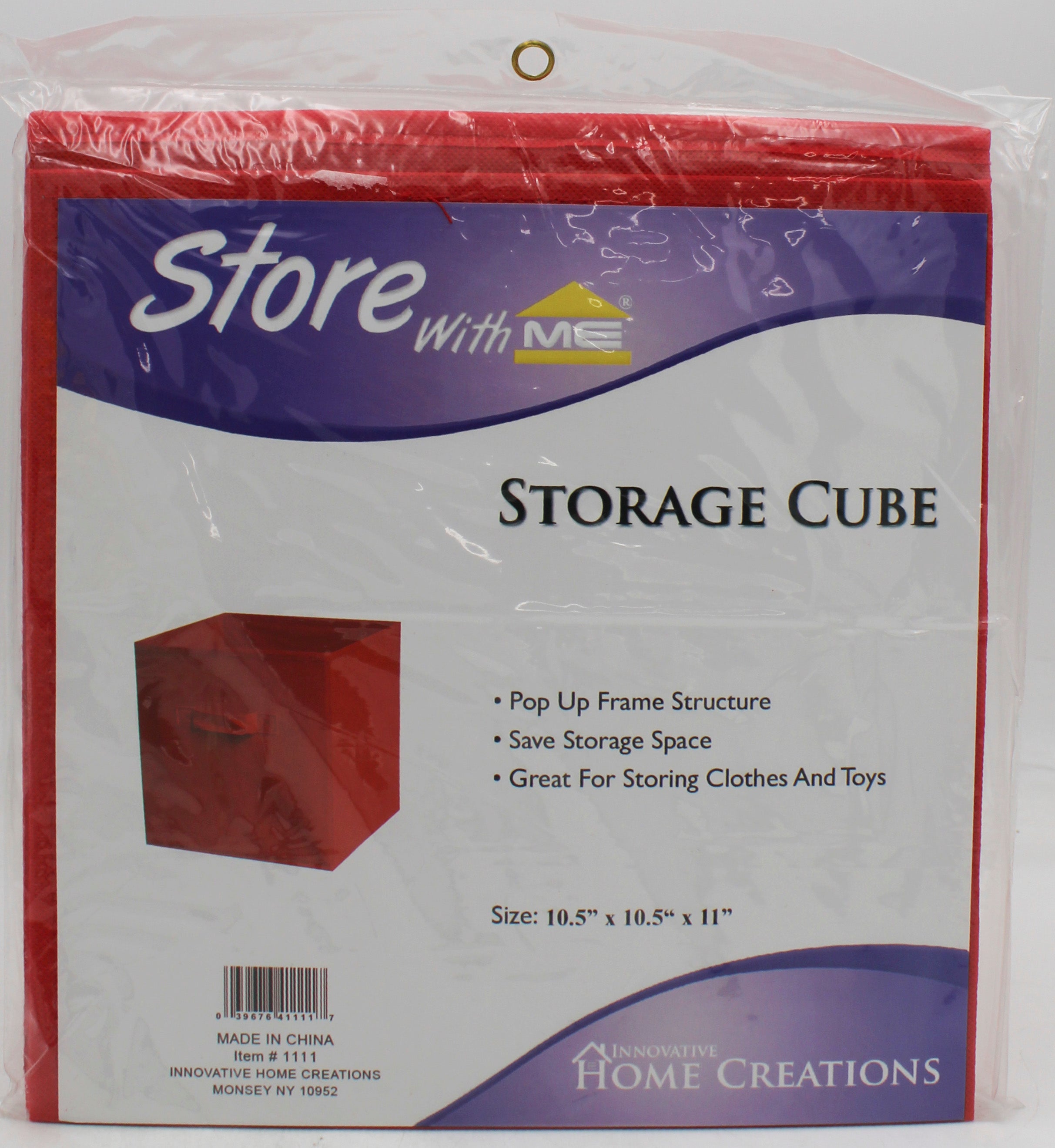 11'' STORAGE CUBES ASSTD