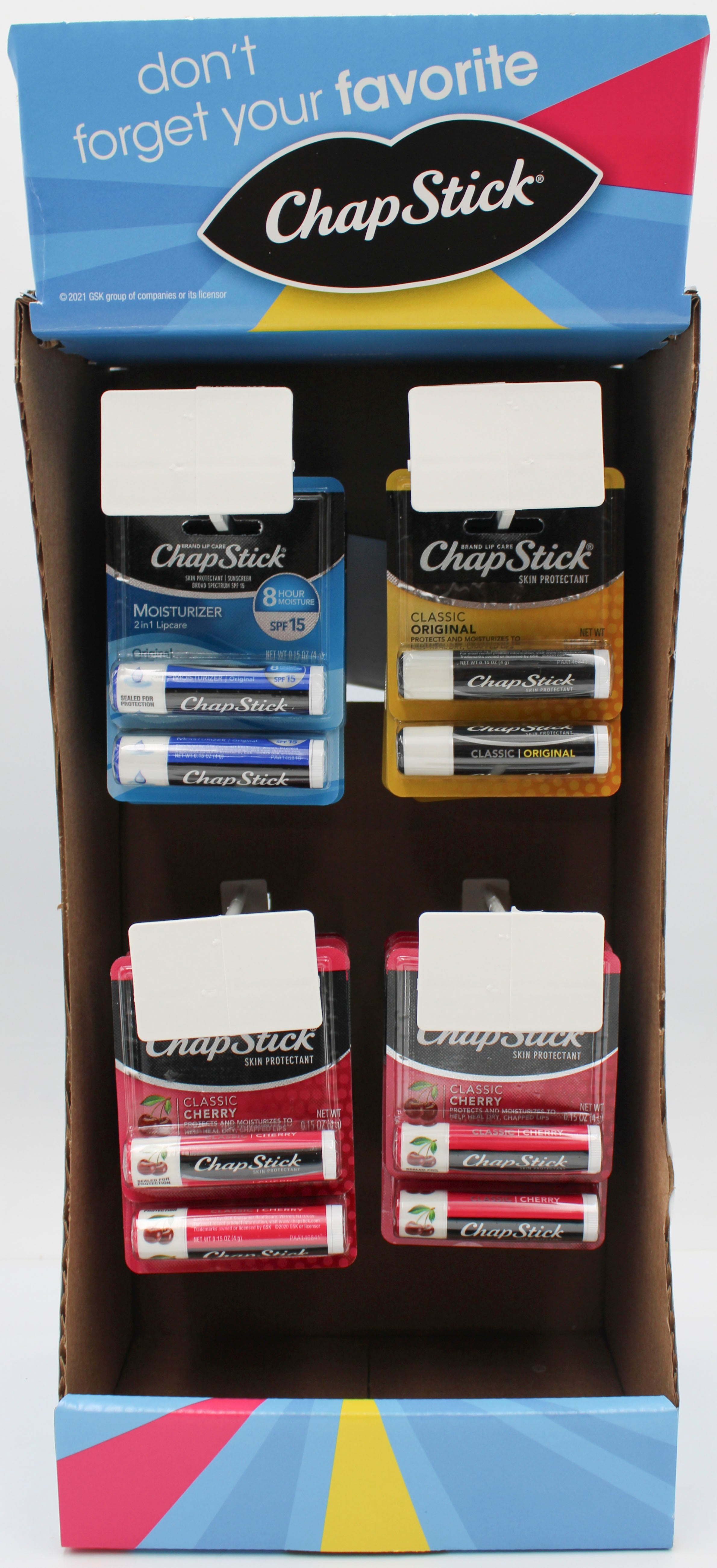 CHAPSTICK MIX 48ct DISPLAY EXP 9/30/2027