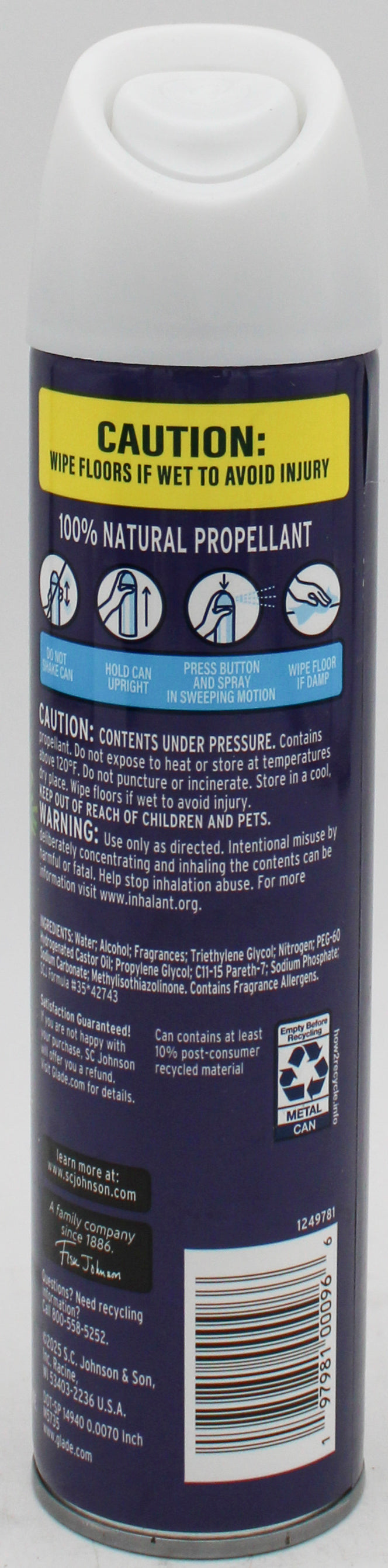 SP GLADE AEROSOL SPRAY EMBERS & SANDALWOOD 8.0oz