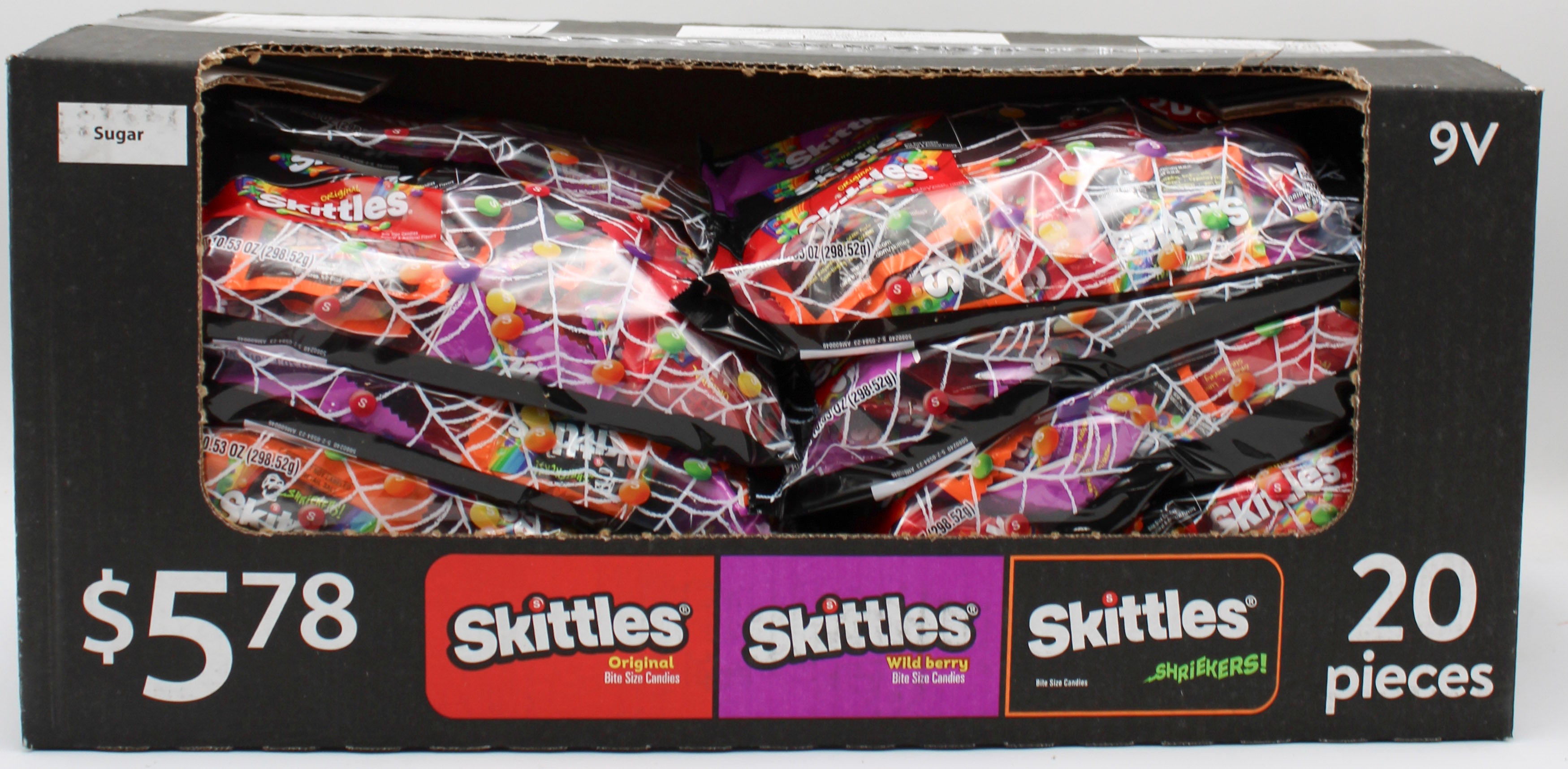 SKITTLES MIXED VARIETY HALLOWEEN FUN SIZE CANDY 10.53oz BB 06/30/2027