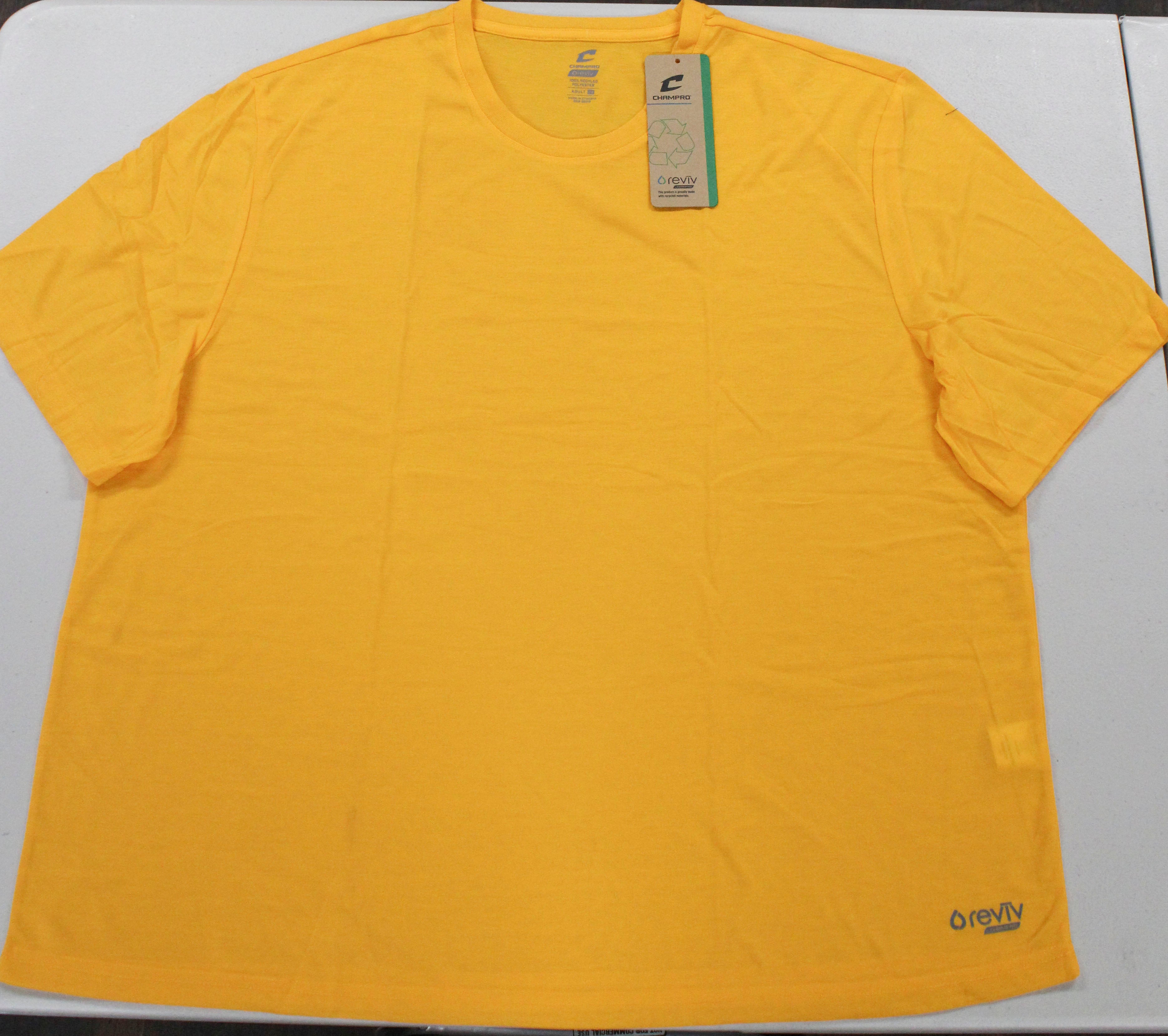 T-SHIRT - ADULT - GOLD - 2XL