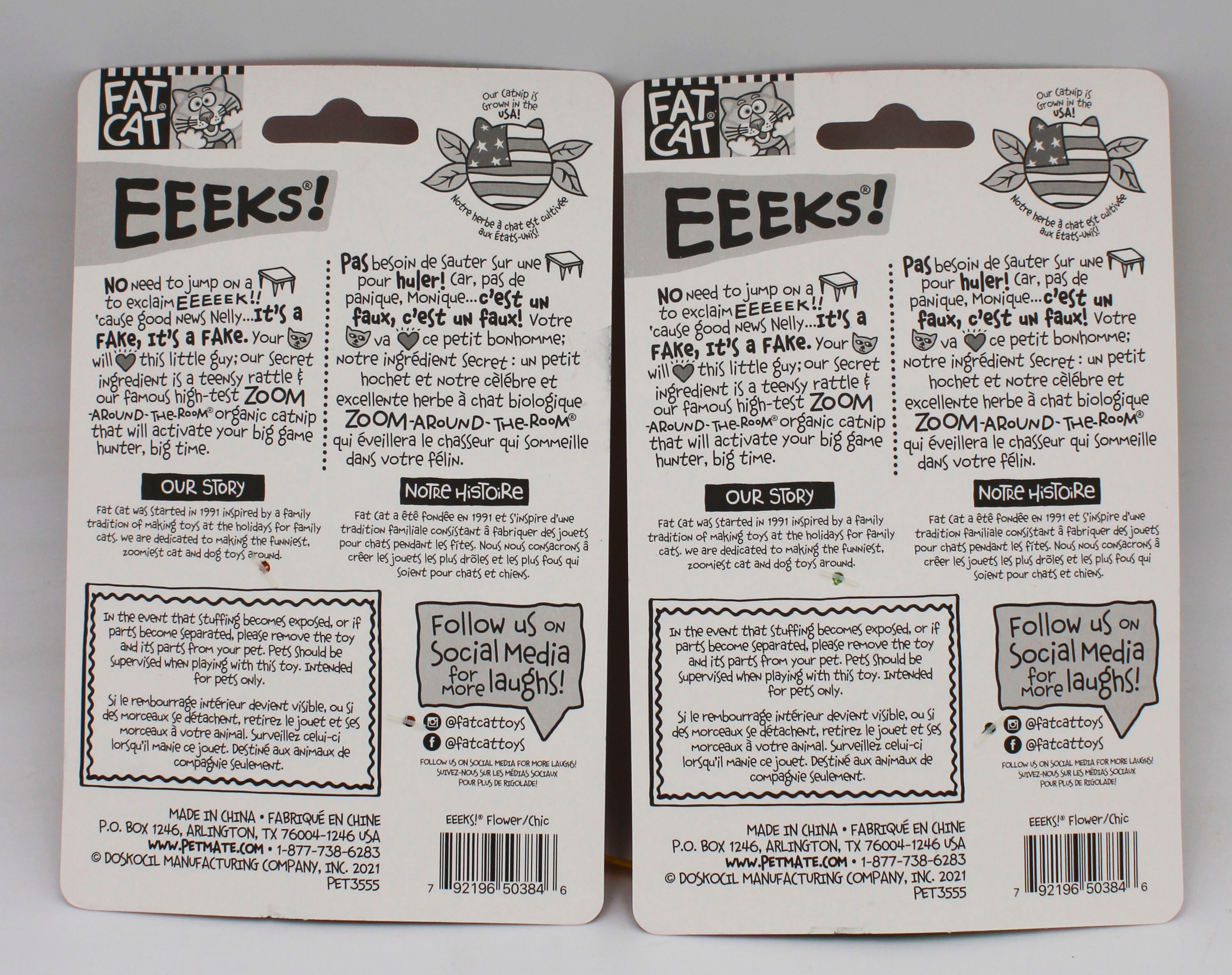 FATCAT CLASSIC EEEKS CAT TOY