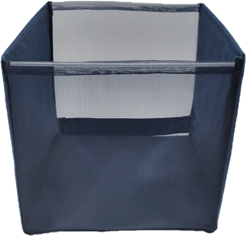 HOME CREATIONS STORAGE CUBE 12x12x12x NAVY