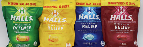 HALLS  80 PC ECO BAG BASE/DEF  EXP 11/29/26