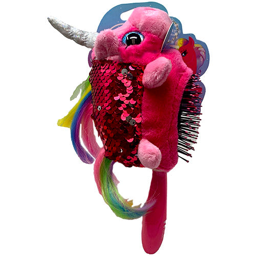 WET BRSH PLSH BRSH-RAINBW UNICRN/NI