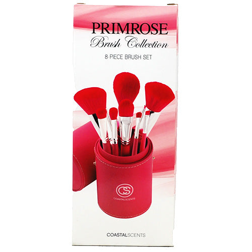 PRMROSE MAKEUP BRUSH SET 8PC W/HLDR