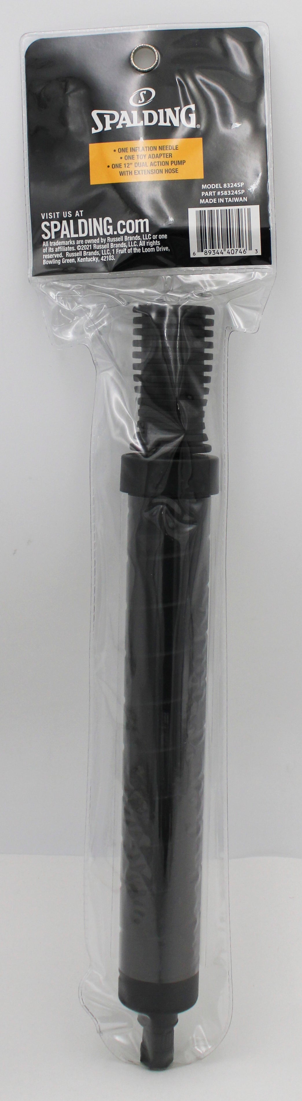 SPALDING 12" DUAL ACTION AIR BALL PUMP