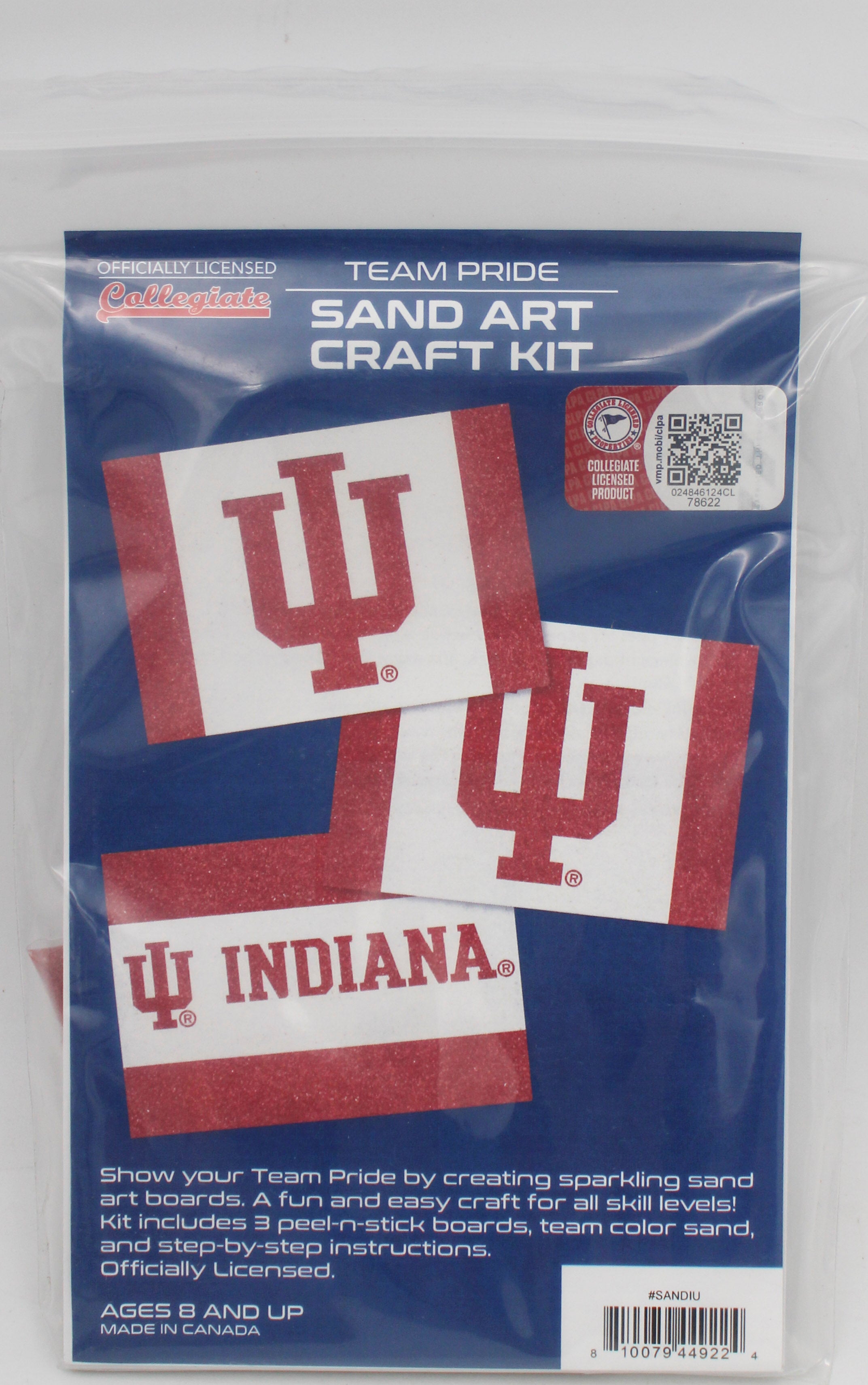 INDIANA HOOSIERS SAND ART CRAFT KIT