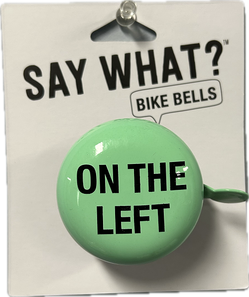 ON YOUR LEFT BIKE BELL