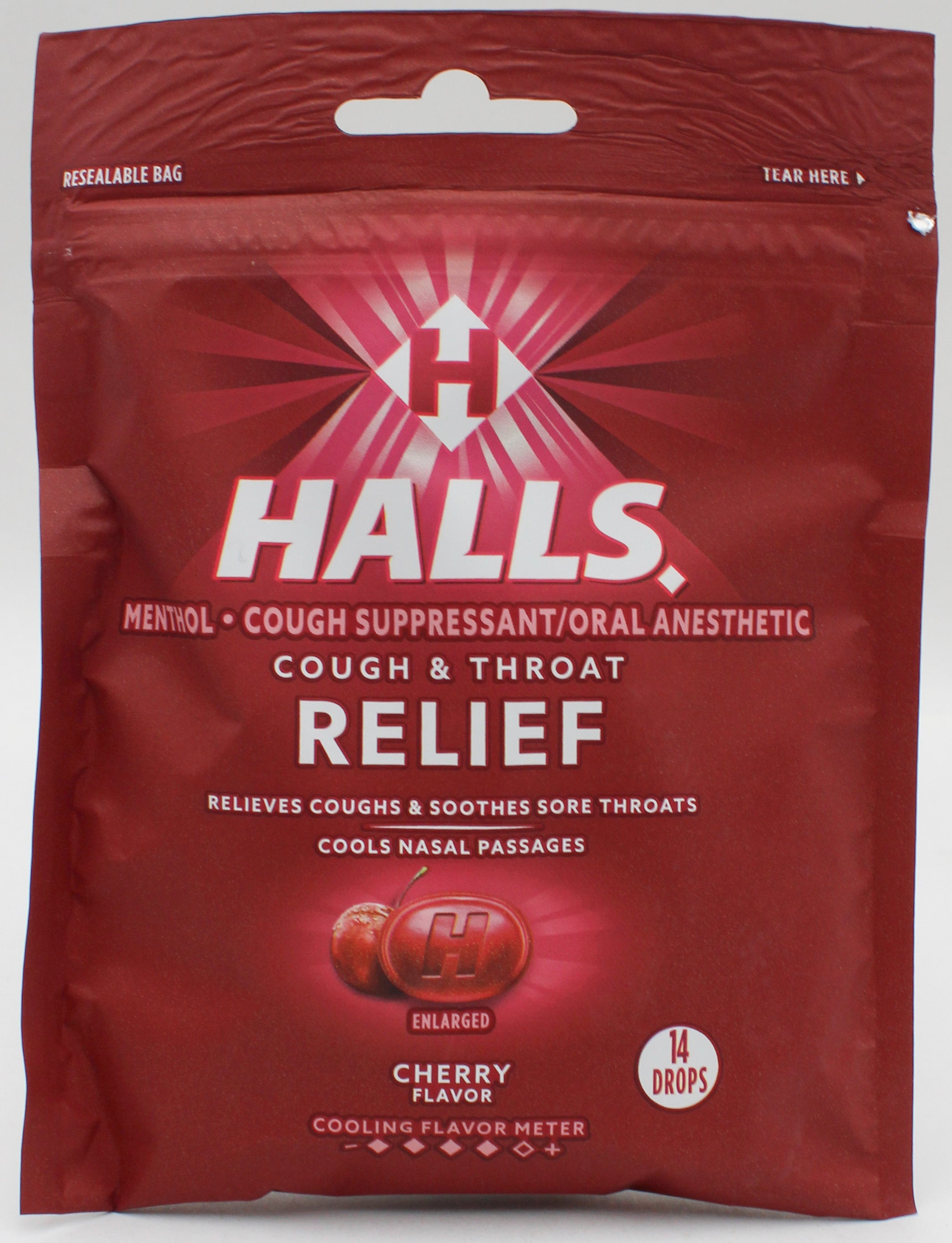 HALLS 14 PC CHERRY BAG BB    12/7/26