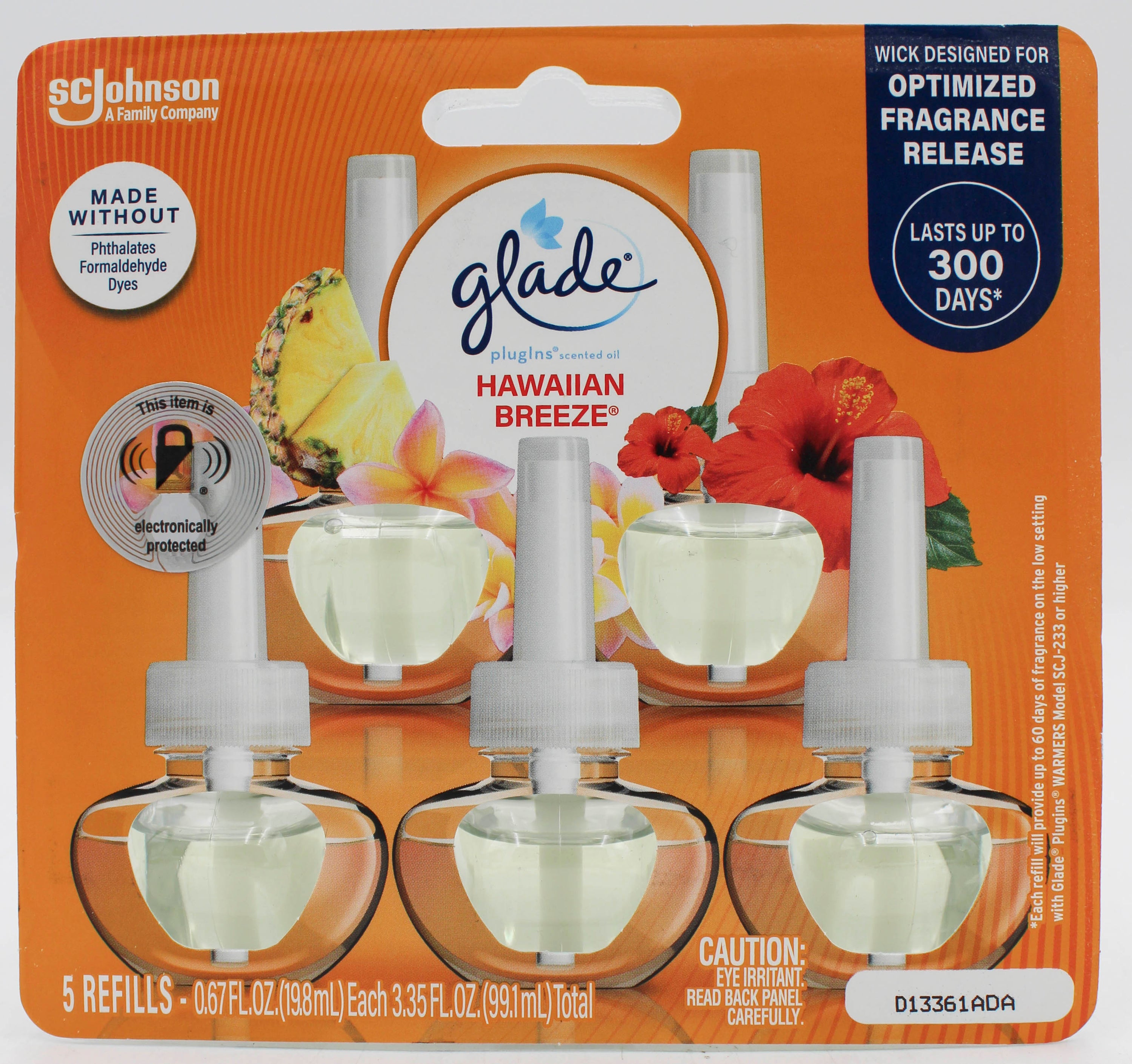 SP GLADE PLUGINS SCENTED OIL HAWAIIAN BREEZE 5ct 0.67oz