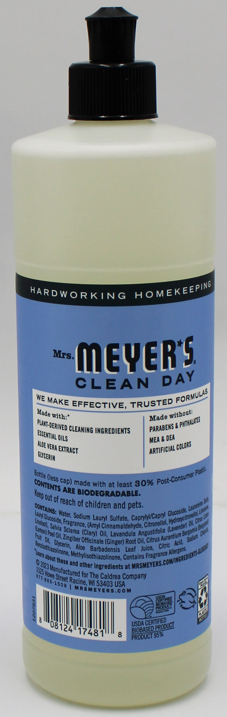 Mrs. Meyer's Dish Soap Bluebell 16oz – Wholesale
