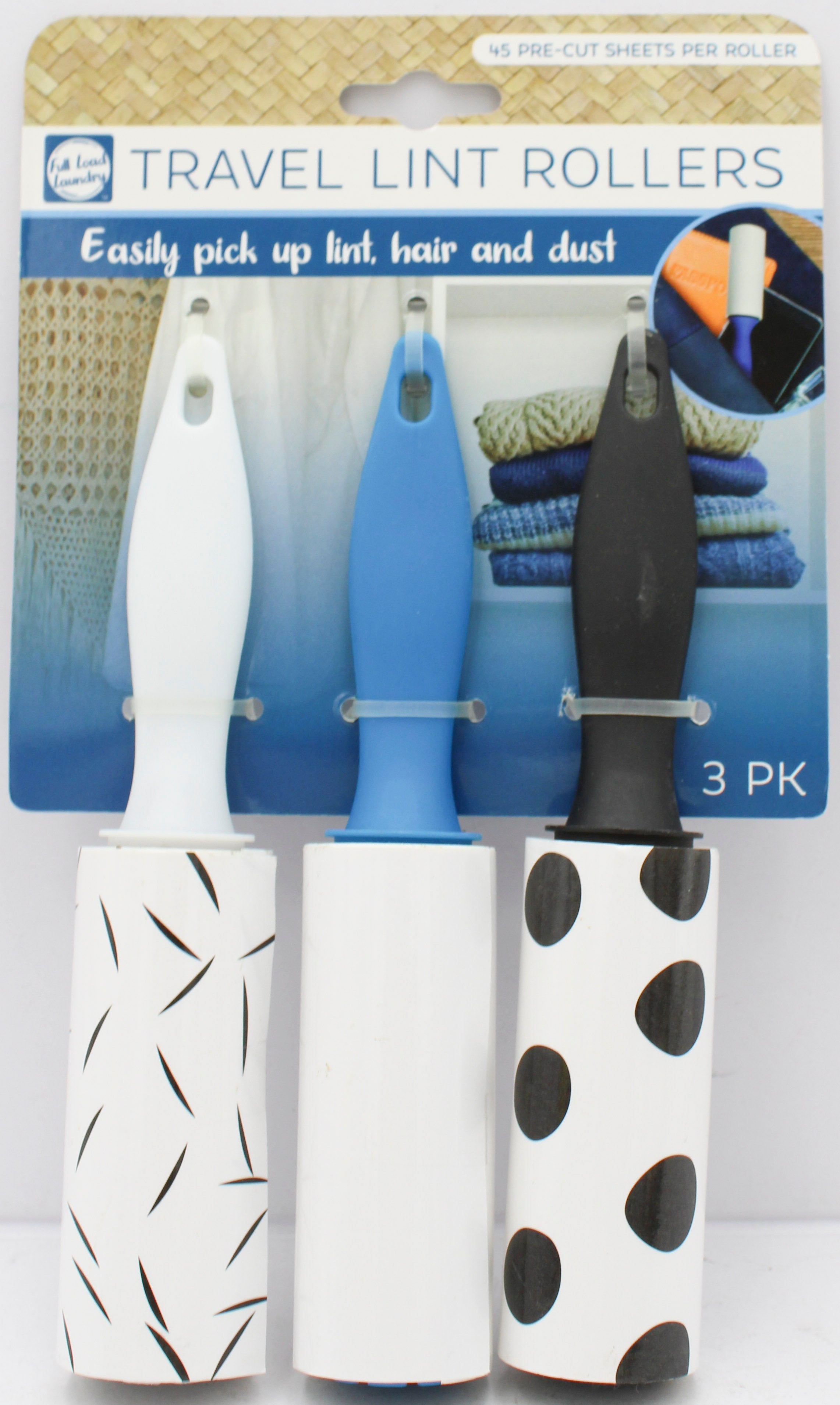 3PK TRAVEL LINT ROLLERS NI