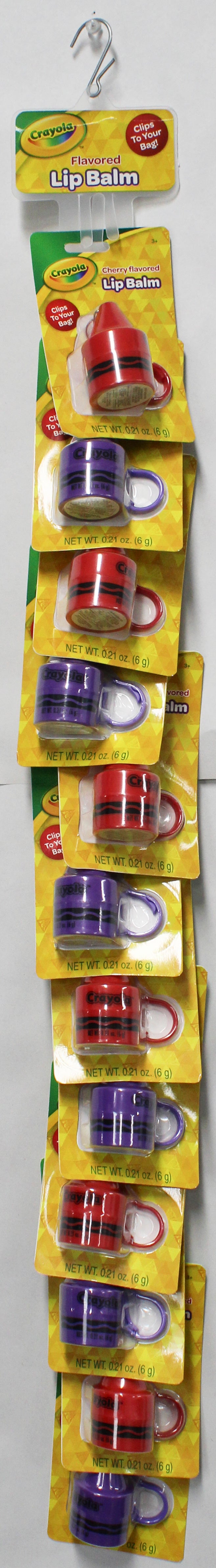 CRAYOLA MOLDED FLAVORED LIP BALM - .21oz  NI