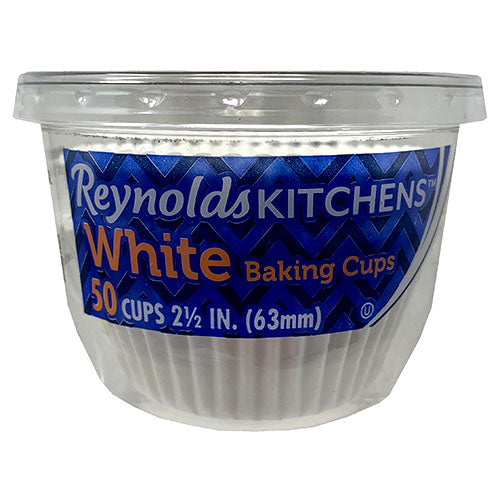 REYNOLDS BAKING CUPS 50CT-WHITE
