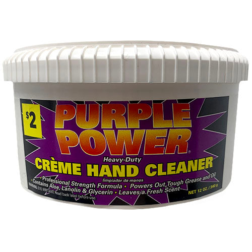 PURPLE PWR CRME HAND CLNR12oz($2)