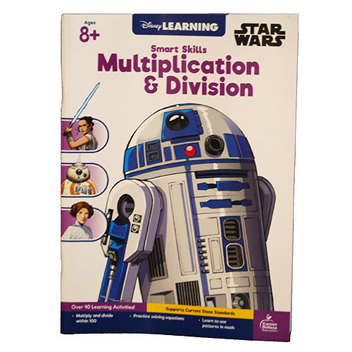 DISNEY LEARNING STAR WARS MULTIPLICATION&DIVISION AGES 8+/64 PAGES PP $4.99