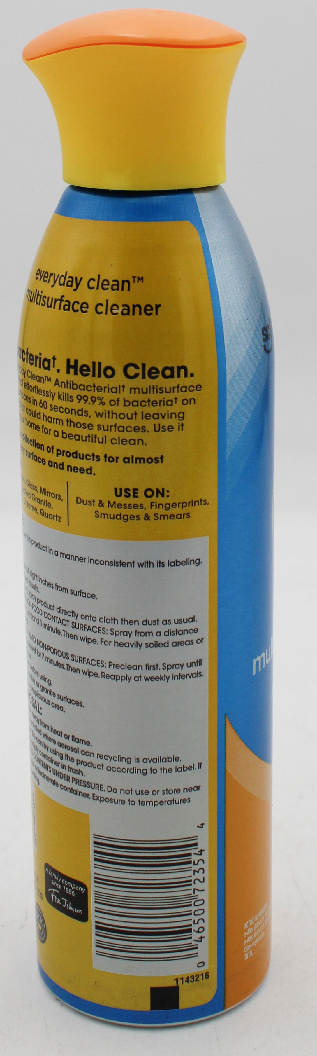 Pledge Citrus Disinfectant Cleaner Spray 9.7oz