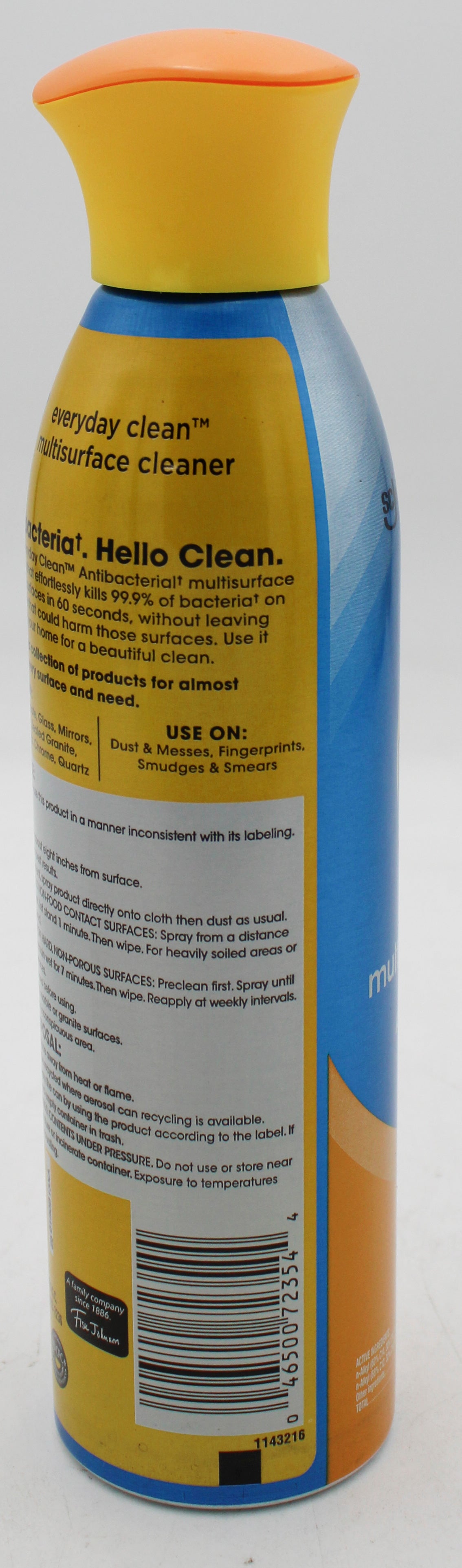 Pledge Citrus Disinfectant Cleaner Spray 9.7oz