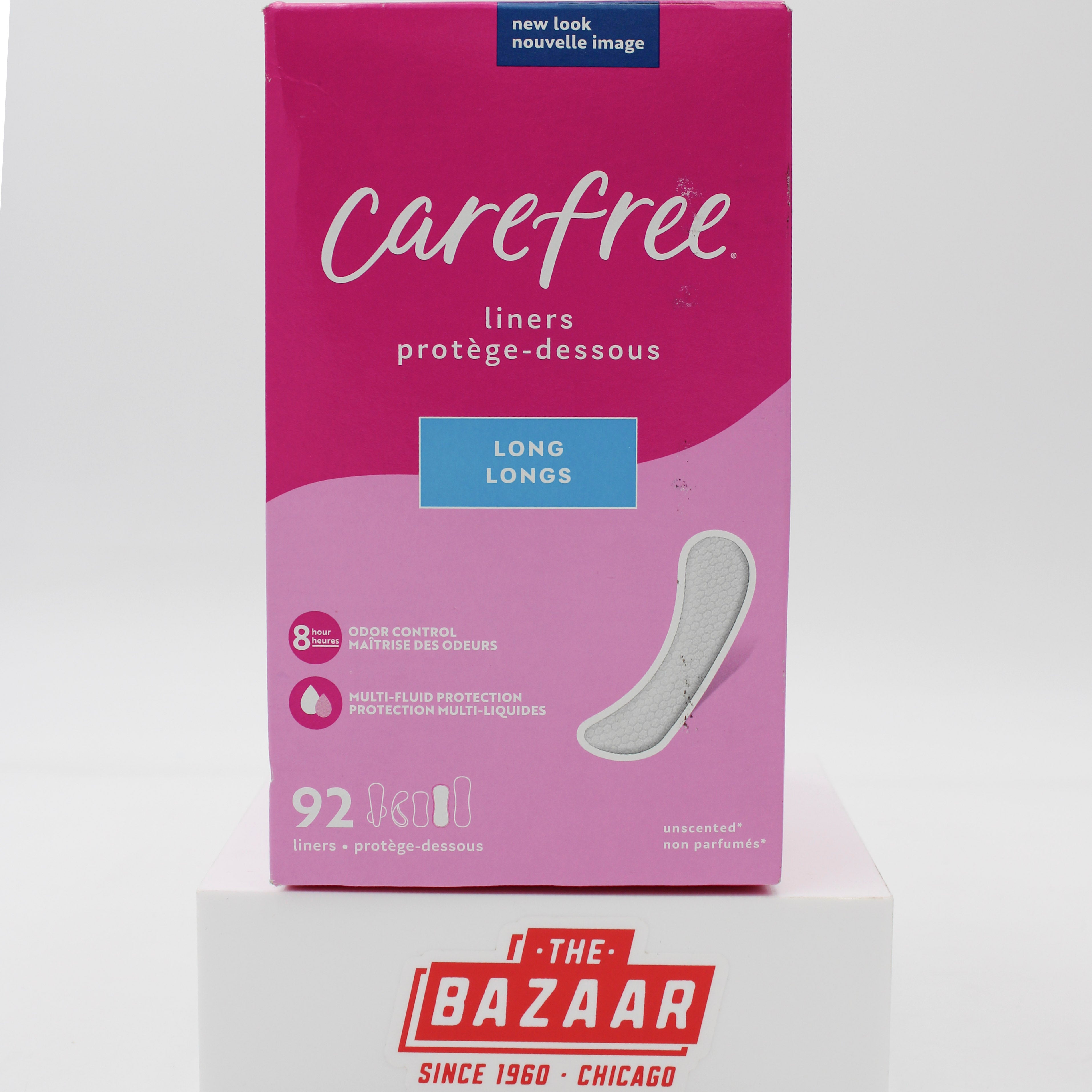 SP CAREFREE UNSCENTED LONG PAD 92ct NI