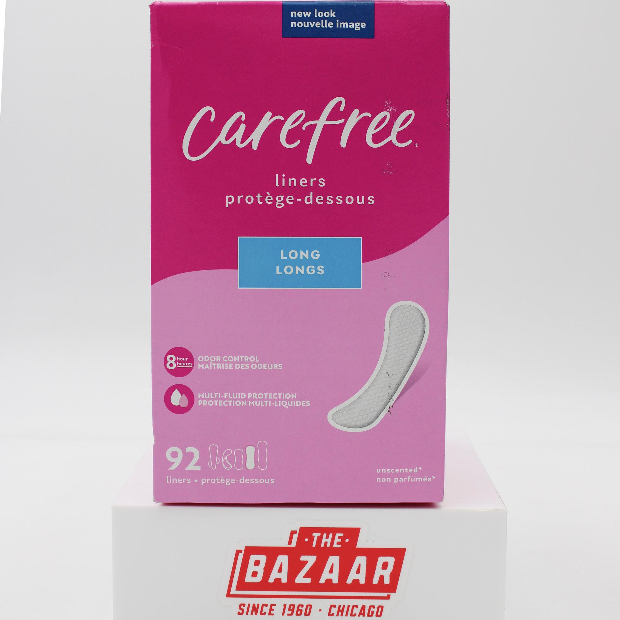 SP CAREFREE UNSCENTED LONG PAD 92ct NI