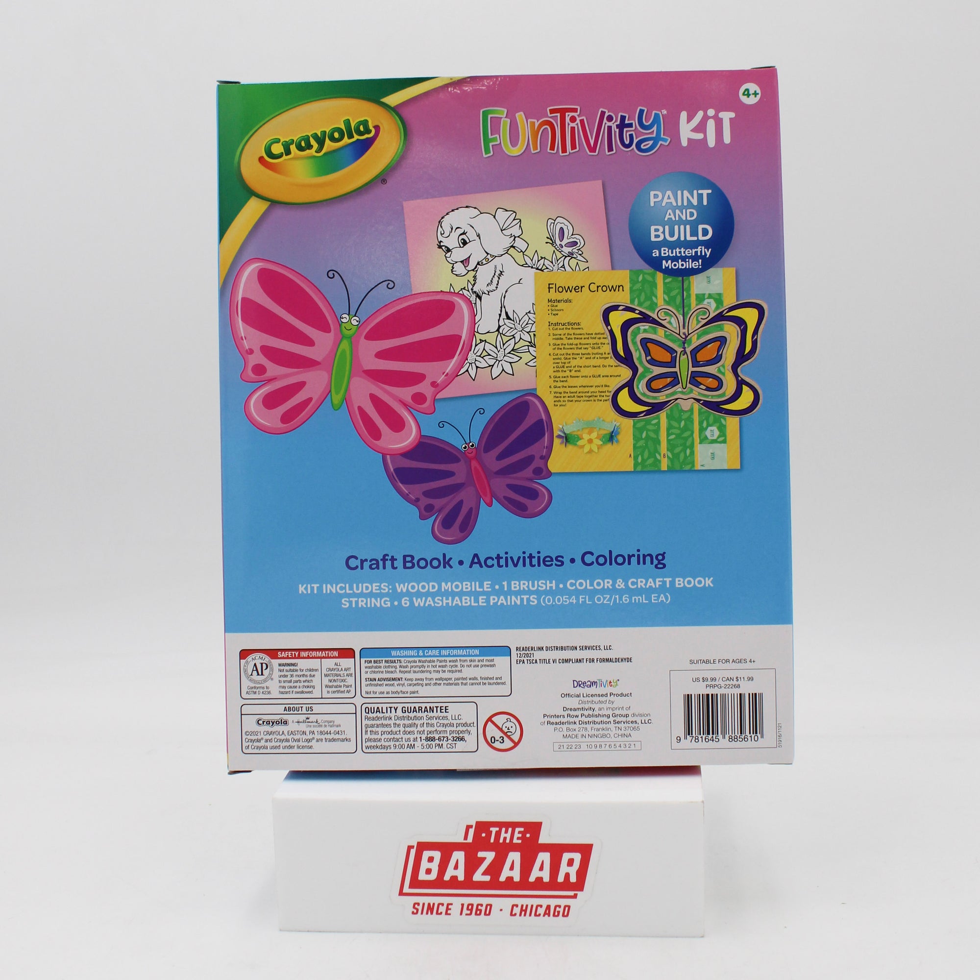 CRAYOLA FUNTIVITY KIT: SPRING DELIGHT PAPERBACK 32PG PP$9.99