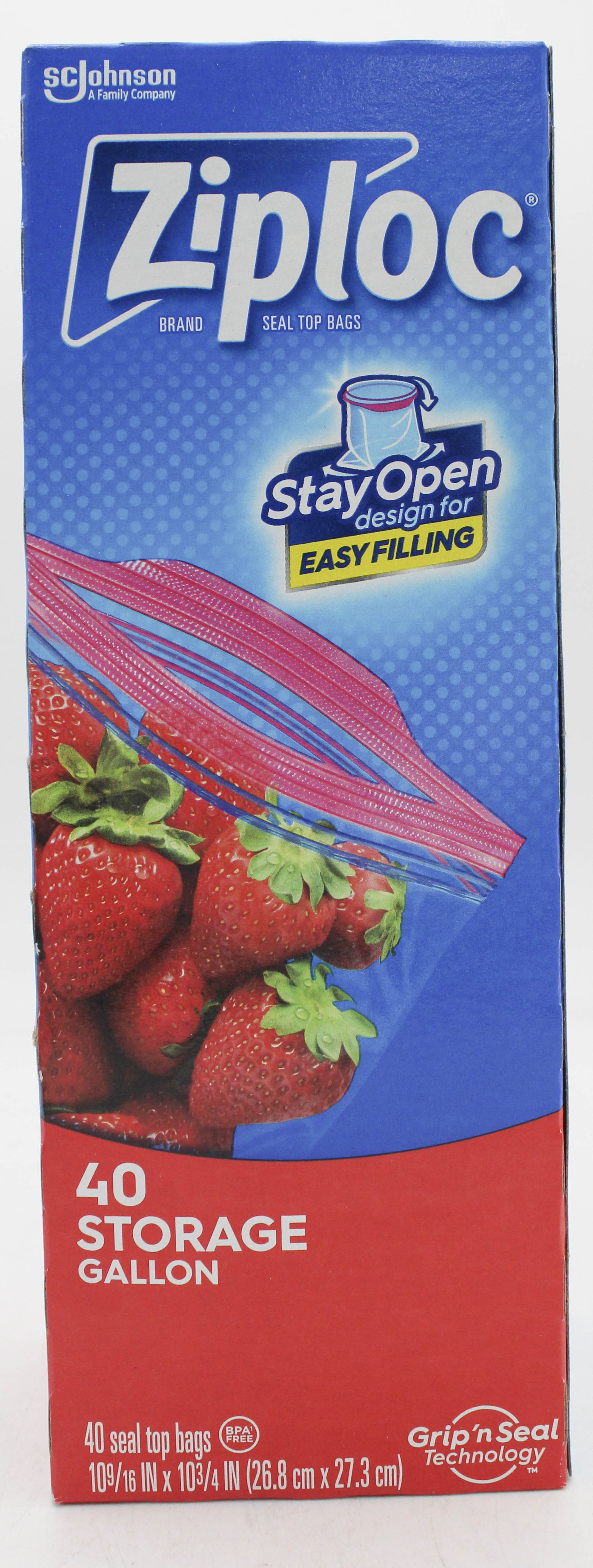 SP ZIPLOC  BAGS 40ct STORAGE GALLON