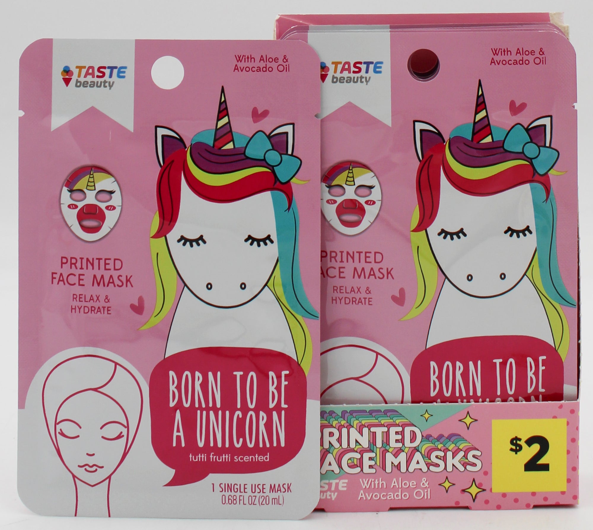 UNICORN PRINTED FACE SHEET MASK PDQ NI