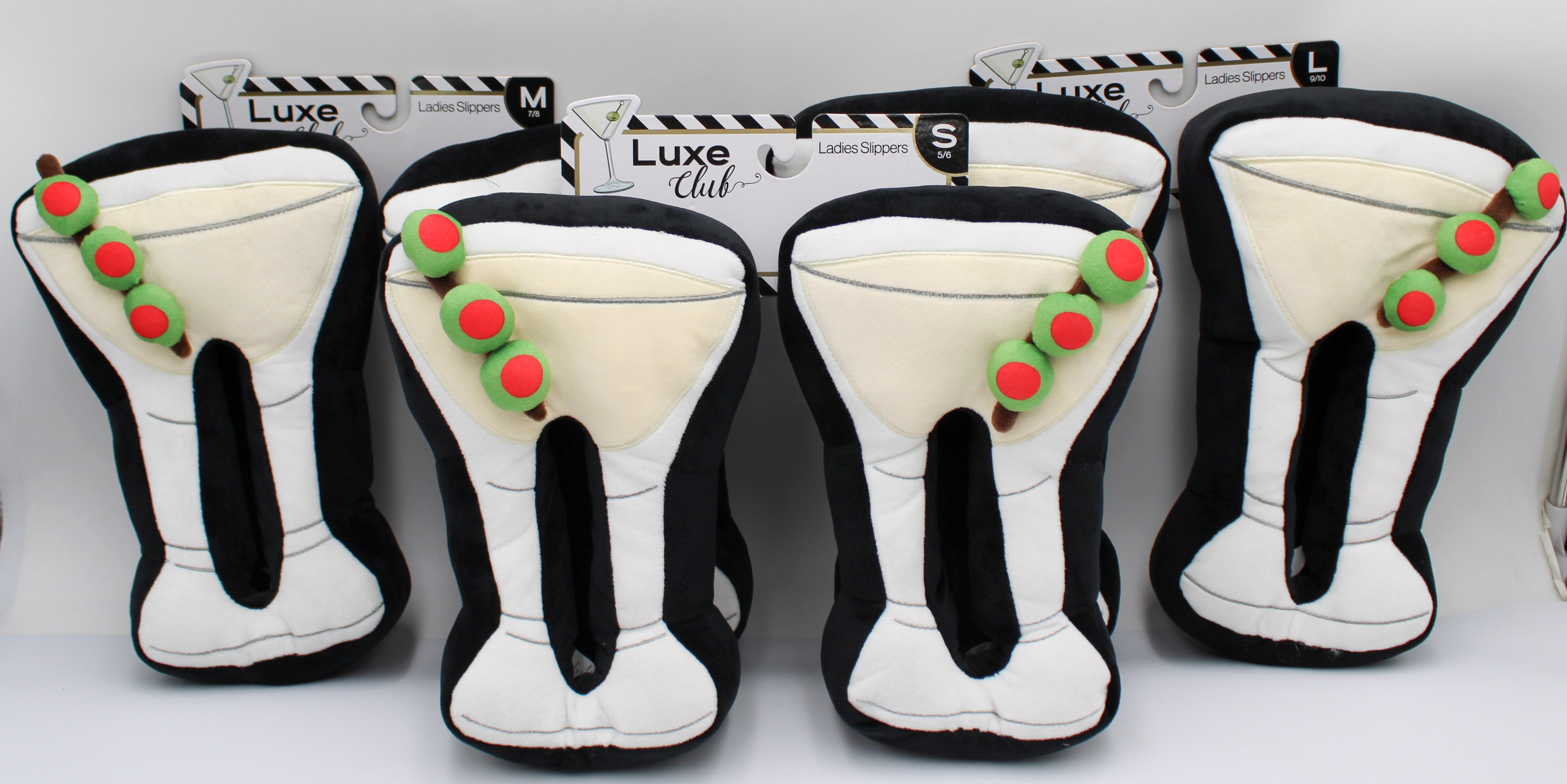 MARTINI SLIPPERS- ASST SIZES S 5/6 M7/8 L 9/10