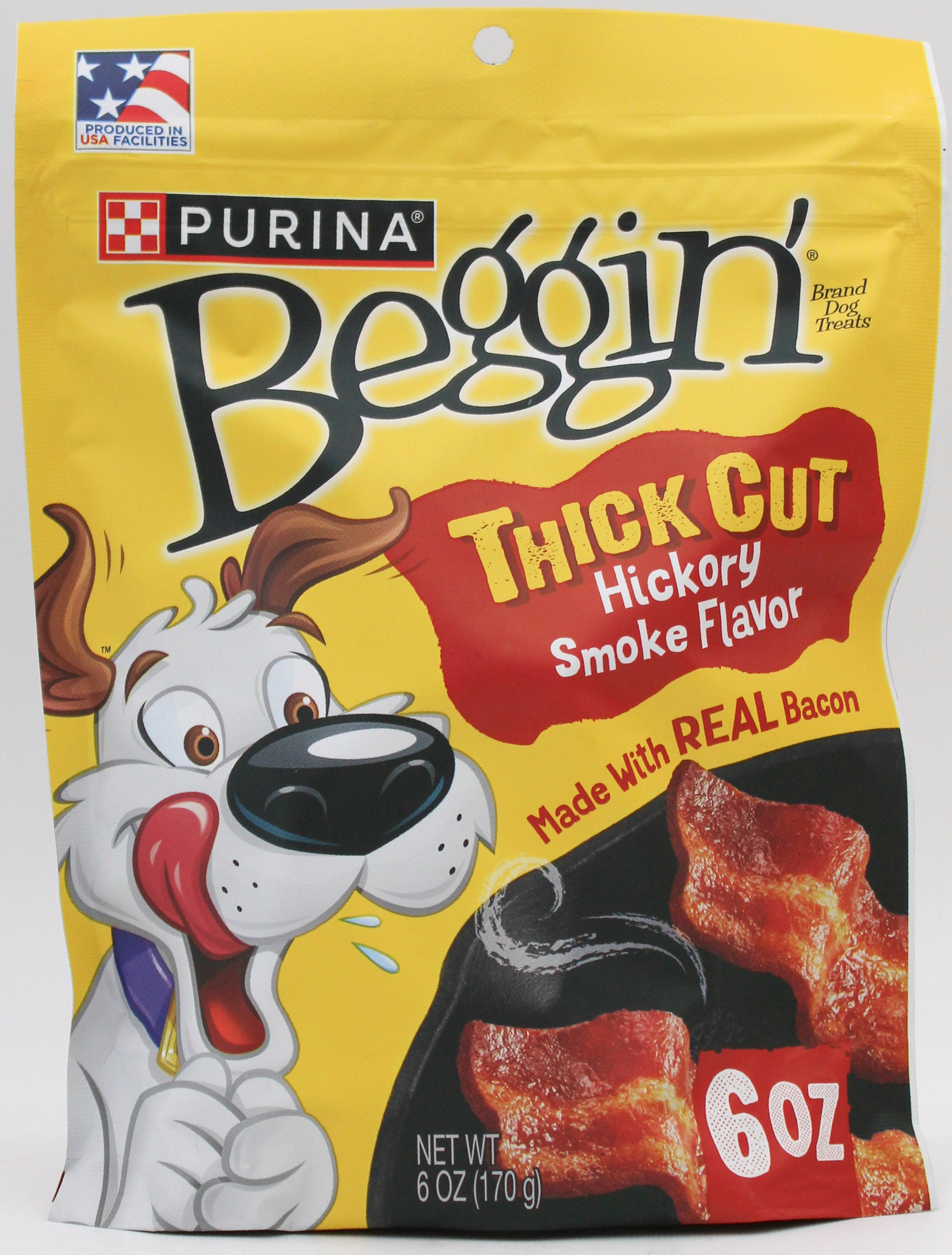 PURINA BEGGIN' THICK CUT HICKORY 6oz EXP 6.30.26 NI