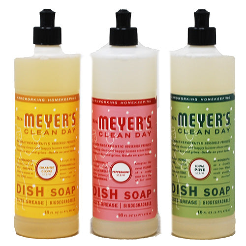 MRS MEYER DISH SOAP 16oz-ASST DSPLY