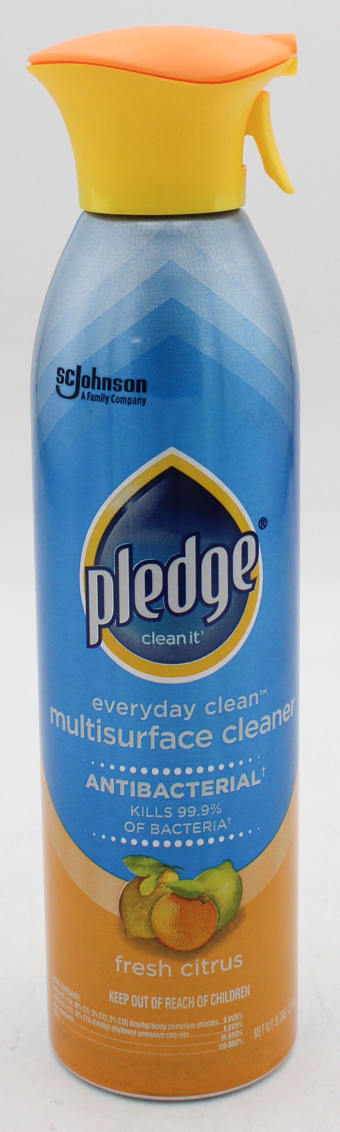 Pledge Citrus Disinfectant Cleaner Spray 9.7oz