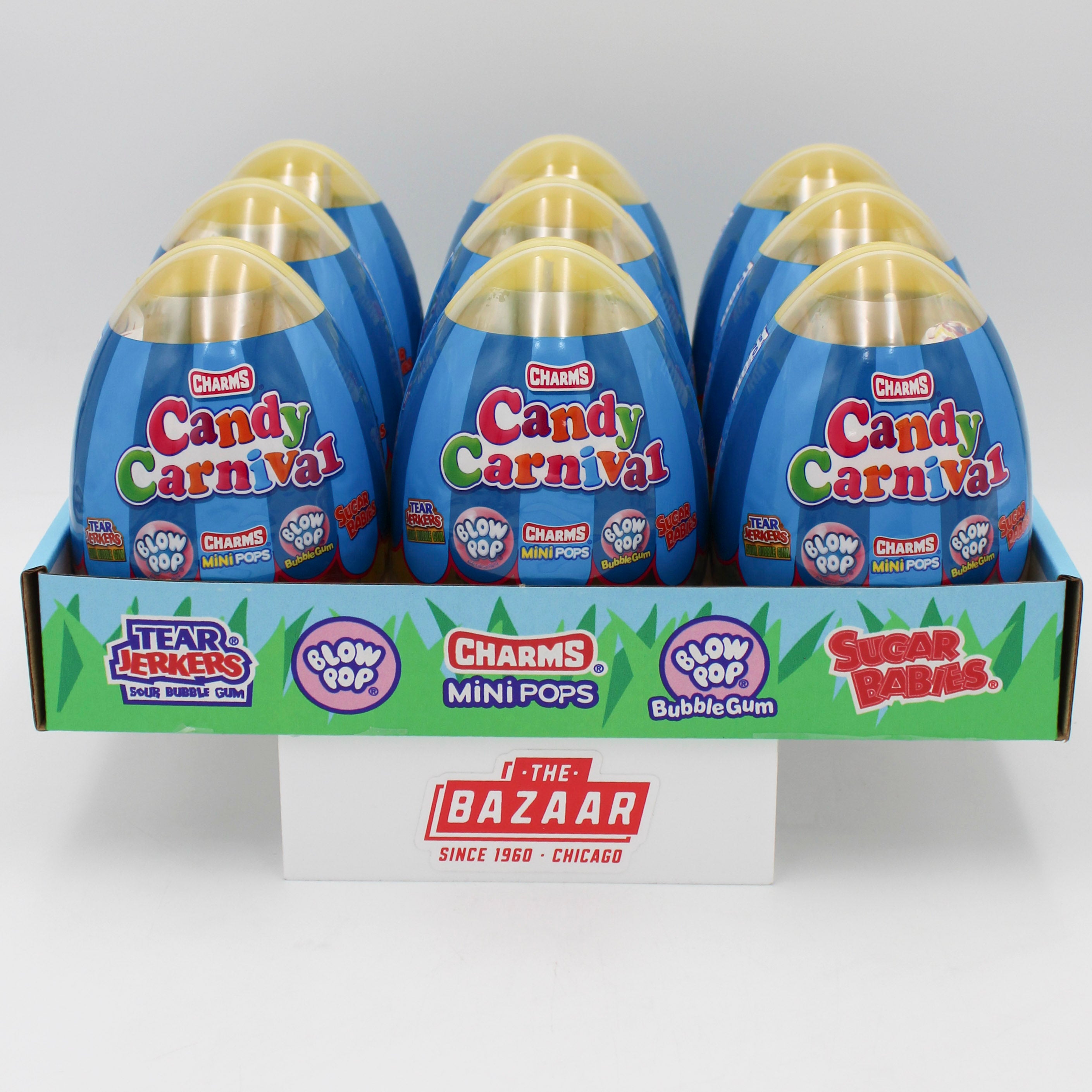 CHARMS CANDY CARNIVAL 9/5OZ FILLED EGG TRAY BEST BY 11/6/2025